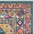 thumbnail image 5 of SAFAVIEH Madison Emmet Traditional Runner Rug, Light Blue/Orange, 2'3" x 8', 5 of 7