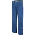 thumbnail image 5 of Bulwark B025301311 Stone Washed Loose Fit Denim Jean, Stonewash - 50W, 5 of 7