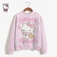 thumbnail image 5 of Sudadera con estampado de gran tamaño para mujer, sudadera holgada de estilo anime de otoño 2024, sudaderas con capucha de alta calidad con estampado de Hello Kitty para niña, 5 of 5