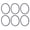 Grey 6pcs, variant on sunsanly 6Pcs Water Bottle Gasket Replacement for Owala FreeSip Easy to Replace Silicone Lid Seal O Ring Sealing Gaskets