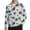Blue Hydrangea Flower, variant on Xoenoiee Tree Leaves Mountain Print Quarter Zip Pullover for Men, Long Sleeve 1/4 Zip Polo Shirt Breathable Lightweight Golf Athletic Fishing Shirts Sun Protection Running Tennis Shirts, S