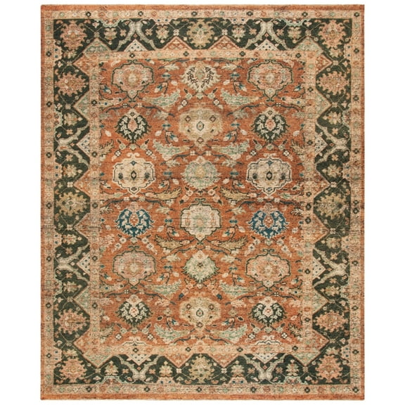 Safavieh IZM105Q Izmir Red / Black