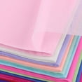 thumbnail image 2 of Nvzi cotton paper single color semi transparent non-woven fabric lining paper, bouquet hand held paper, pleated paper 50 * 50cm (black), 2 of 5
