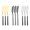 Style:Style 4;, variant on 9-Piece Stainless Steel Butter Knives, Cheese/Butter Spreaders, Breakfast Spreads Knives, 16.9*1.9cmStyle:Style 3;