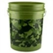 Pail,5-Gal Camouflage Plastic