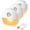 Amber, variant on Rechargeable Night Light, Motion Sensor Battery Nightlights, Mini Stick-on LED Closet Light, 1-20LM Dimmable Brightness for Bedroom, Kitchen, Washroom, Stairs, Hallway, 3-Pack
