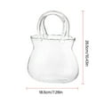 thumbnail image 5 of SDFGTstore Clear Glass Vase Fish Bowl Vase Bucket Decoratives Flower Vase Table Decors Festival Wedding Home Decorations, 5 of 21