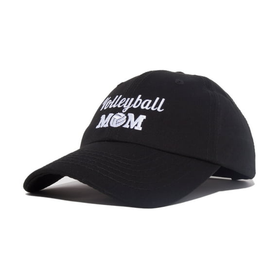 DALIX Volleyball Mom Premium Cotton Cap Womens Hats for Mom in Black