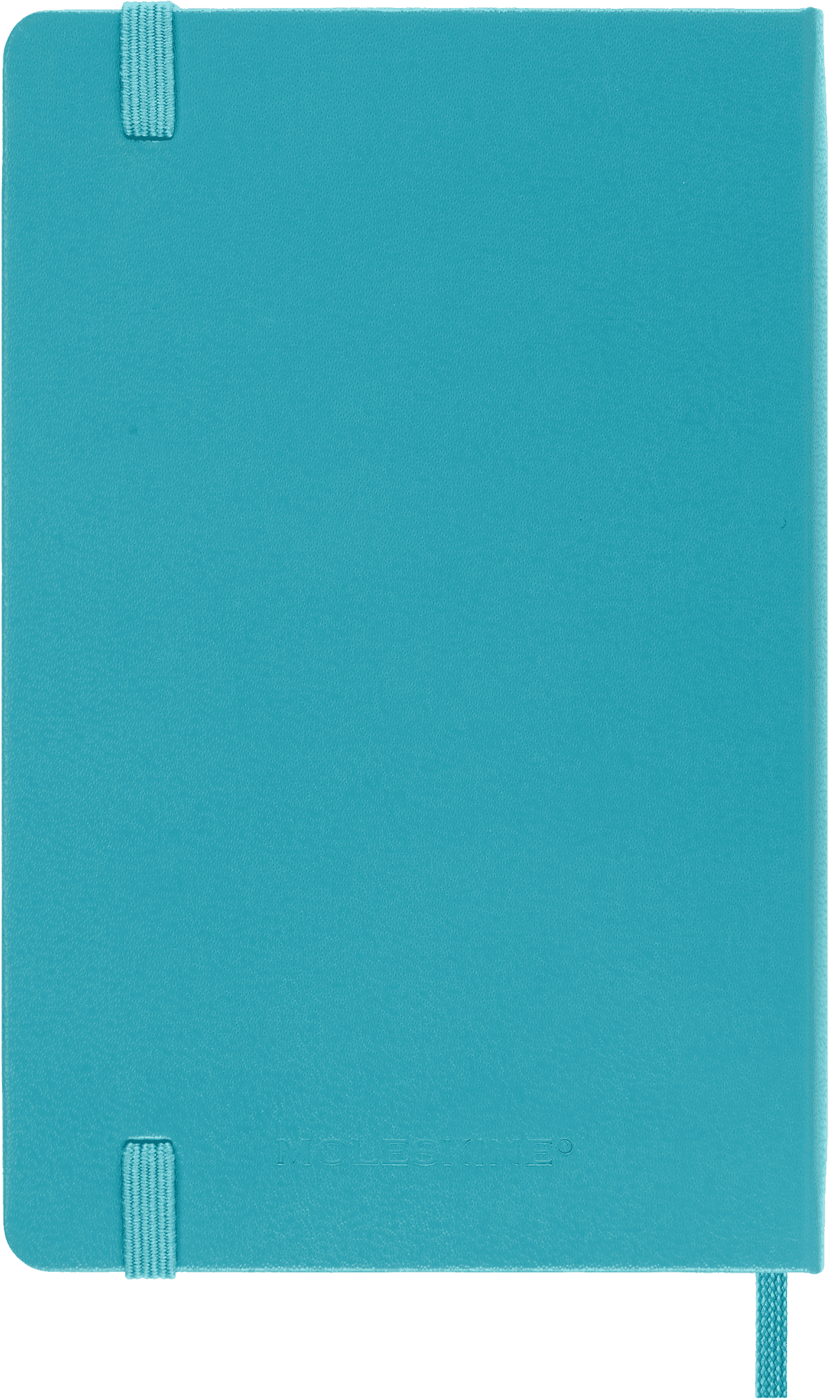 Moleskine Classic Notebook, Hard Cover, Pocket (3.5" x 5.5"), Ruled, Blue Reef