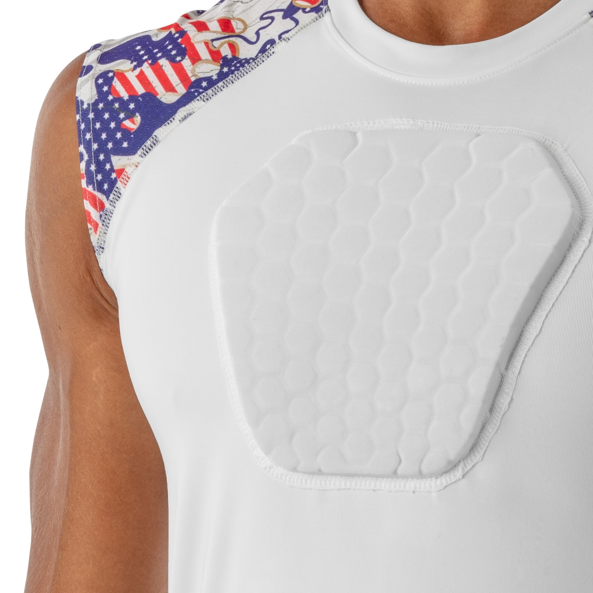 McDavid HEX Sternum Shirt Flag Camo Small