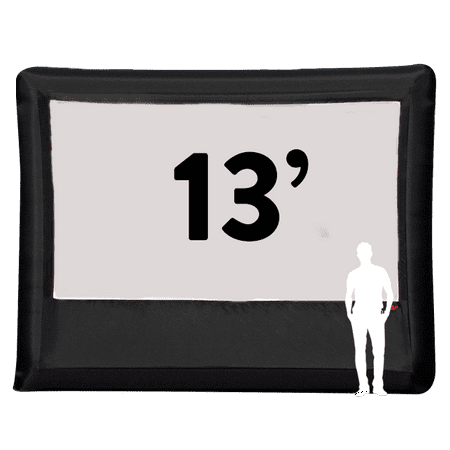 Elite Outdoors Inflatable Professional 13 Foot Movie Screen w/ Blower