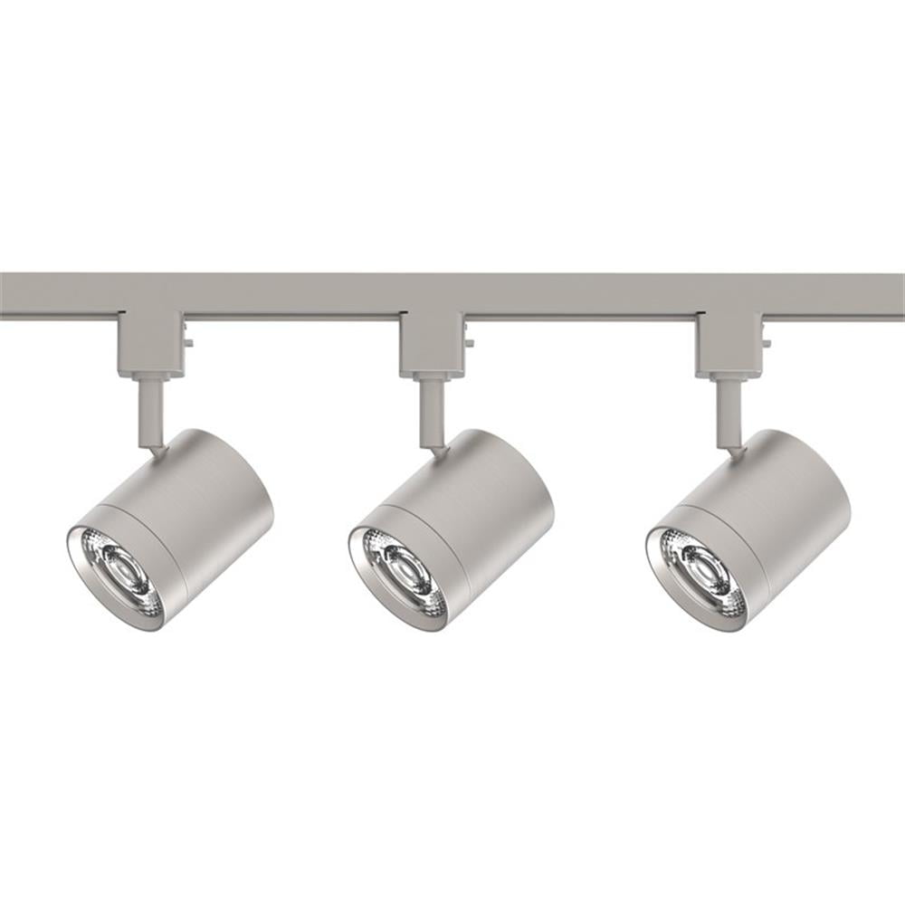 WAC Lighting Charge 1-Light 16W LED Aluminum Track Head for J Track in Nickel