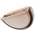 thumbnail image 3 of Bote de basura plegable Bolsa de basura de plástico plegable Caja de almacenamiento colgante montada en la pared Cesta de basura para la cocina del hogar (beige), 3 of 5