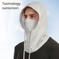thumbnail image 1 of LJNYFDC Capuche Respirante Protection Confortable Été Rafraîchissant Protection UV pour Cyclisme en Extérieur, 1 of 7