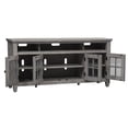 thumbnail image 5 of Pemberly Row Contemporary Glass Entertainment TV Stand in White, 5 of 7