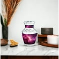 thumbnail image 5 of JAGASY Pink Galaxy Stars Urn for Couple - Pink Nebula Clouds Decorative Urn for Ashes for Women - Little Funeral Cremation Urns - Small Keepsake Urns for Mom & Dad - (3 Inch), 5 of 7
