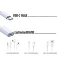 thumbnail image 5 of USB C Male to for Interfac Female Cable Converter Support Charging+Headphone+Call+Data Transmission, 5 of 5