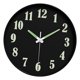 thumbnail image 4 of Reloj de pared luminoso que brilla en la oscuridad, 25 cm, silencioso, para baño. Estilo F, 4 of 9