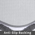 thumbnail image 3 of Extra Thick Bath Linen Rug Set Soft Plush Anti-Slip Bath Mat Water Absorbent Shaggy Polyester for Bathroom Living Room Bedroom Gray 24x36 Inches, 3 of 7