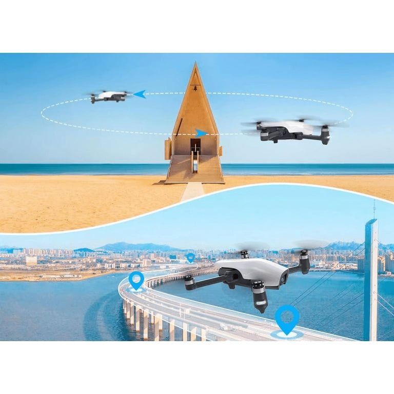 Holy Stone HS710 Drones con cámara para adultos 4K, GPS FPV plegable 5G  Quadcopter para principiantes