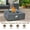 Black silver, variant on Historyli 36 InchFire Pit Table with Cover & Rain Cover,,50000Btu Fire Pit Table with Sturdy Steel & Iron Fence Surface for Outdoor,Yellow