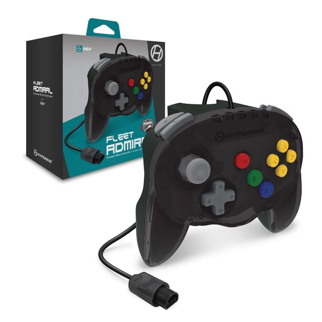 Hyperkin Fleet Admiral Control con Cable Premium para Nintendo N64 (Fleet Cósmico)
