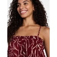 thumbnail image 4 of Time and Tru Women's Cotton Double Cloth Sleeveless Maxi Dress, Sizes XS-XXXL, 4 of 5