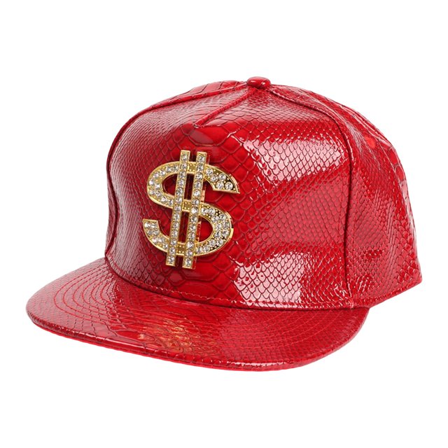WZXFASHION Unisex Shiny Skin Baseball Caps With Embroidered Sign Clothing Shoes & Accessories Red One Size