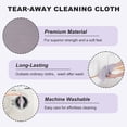 thumbnail image 6 of Jessy Home 2 Rolls Cleaning Cloth, 100 Sheets Reusable Paper Towels, 12"x12" Lint Free, Absorbent & Scratch Free Microfiber Towels for Kitchen, 6 of 8