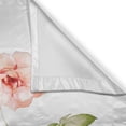 thumbnail image 3 of Ambesonne Romantic Kitchen Curtains, Rose Flower Petals, 55"x39", Reseda Green Peach Coral, 3 of 3