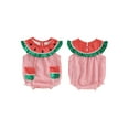 thumbnail image 2 of ESASSALY Baby Girl and Boy Overalls Watermelon Print Sleeveless Jumpsuit, 2 of 9