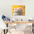 thumbnail image 5 of Lsque Floral Sunglasses Cat Art Print Wall Art – Decorative Picture for Living Room, Bedroom, and Office (Horizontal), 5 of 6