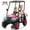 Pink, variant on Rock Wheels 2 Seater 12V Ride On Toy Truck Golf Cart for Big Kids w/ Roof, Sun Shade, Storage Trunk, 2WD, Parent remote Control, 3 Speeds, LED Lights, Bluetooth & Music