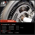 thumbnail image 2 of A-Premium Clutch Flywheel Compatible with Ford Mustang 2011-2017 5.0L, 8 Bolt Holes, 164 Teeth, Manual Transmission, Replace# BR3Z6375D, 2 of 9