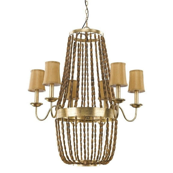 IN11405AGL Acclaim Lighting Anastasia - Six Light Chandelier in Classic Style - 33.25 Inches Wide by 42 Inches High     -Traditional Installation