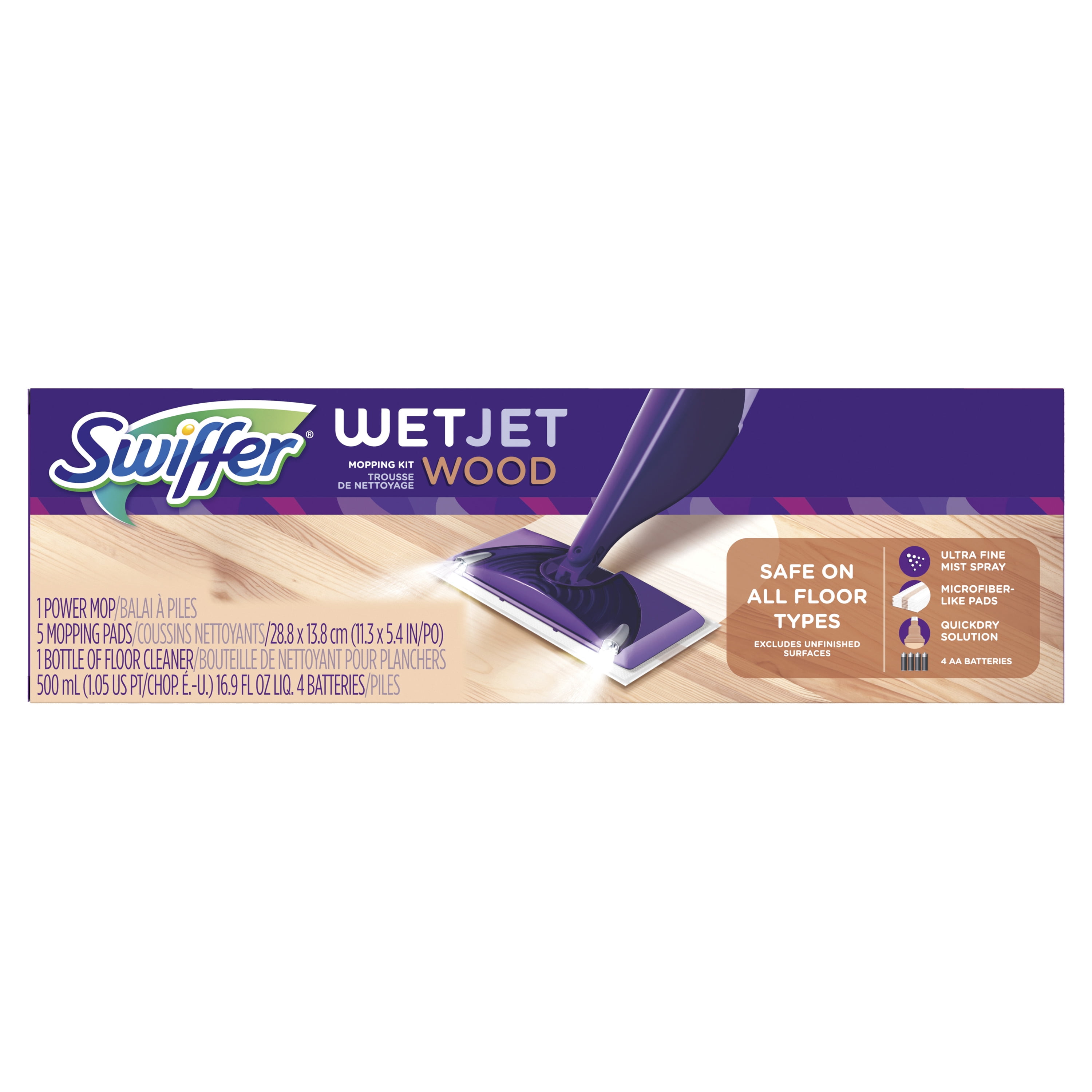 Swiffer WetJet Wood Mop Starter Kit, 1 ct - Gerbes Super Markets