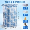 thumbnail image 2 of Vacuum Storage Bags. Press To Exhaust Self-lock 4 Pack Vacuum Seal Bags. Trapezoidal Three-dimensional Cube Space Saver Vacuum Storage Bags 31x40x15 Inch Large Vacuum Sealer Bags for Clothes, 2 of 5