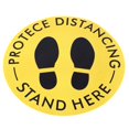 thumbnail image 1 of LAFGUR Distancing Floor Sticker, Floor Signs Sticker, 5PCS School Hospital For Market Public Place, 1 of 8