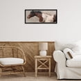thumbnail image 4 of Stupell Industries Rustic Lodge Brown & White Horse Black Framed Giclee Art, 24 x 10, by Nina Blue, 4 of 8