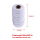 thumbnail image 2 of Cuerda de algodón hecha a mano, 3 mm de diámetro, de un solo color, tejidas para manualidades, cuerdas de 100 m, color blanco 1 rollo kenally HA5320-16B, 2 of 6
