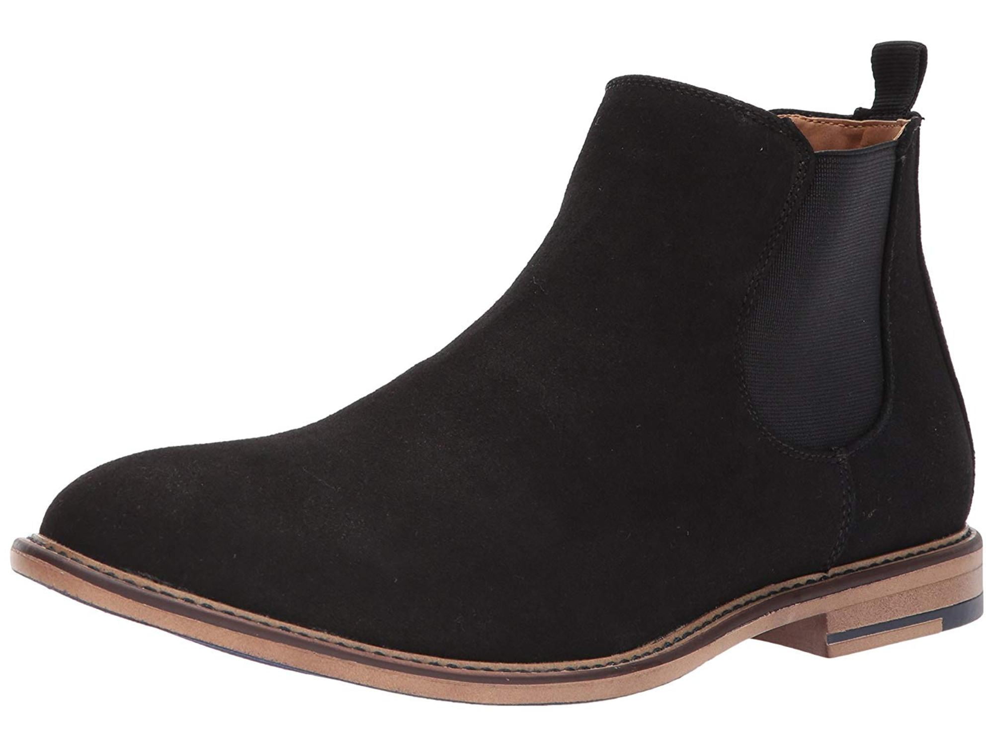 almond toe chelsea boots