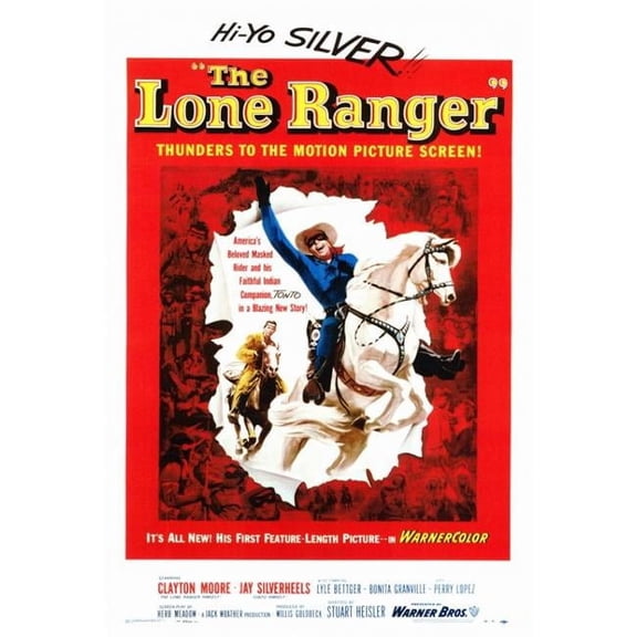 The Lone Ranger Movie Poster - 27 x 40 in.