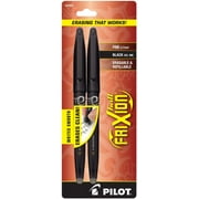 Pilot FriXion Ball Erasable Gel Pens, Fine Point, Black Ink 2 ea (Pack of 2)