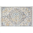 thumbnail image 3 of Traditional 2x3 Area Rug (2' x 3') Medallion Brown, Aqua Indoor Scatter Easy to Clean, 3 of 8