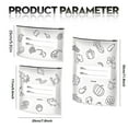 thumbnail image 3 of 30PCS Reusable Aluminum Foil Stand-Up Storage Bags – Resealable Vacuum Zipper with Label, 2025 New Heavy-Duty Foil Bags for Vegetables, Meat, Snacks S, 3 of 9