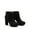 BLACK, variant on Women's Minimalist Platform Ankle Booties