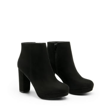 BURUDANI Women's Minimalist Platform Ankle Booties