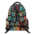thumbnail image 2 of Jeiento Capybara Print 17 Inch School Backpack for Girl Breathable Lightweight School Bag with Padded Tablet Sleeve & Multi-Pockets for 9-12 Years Old, 2 of 8