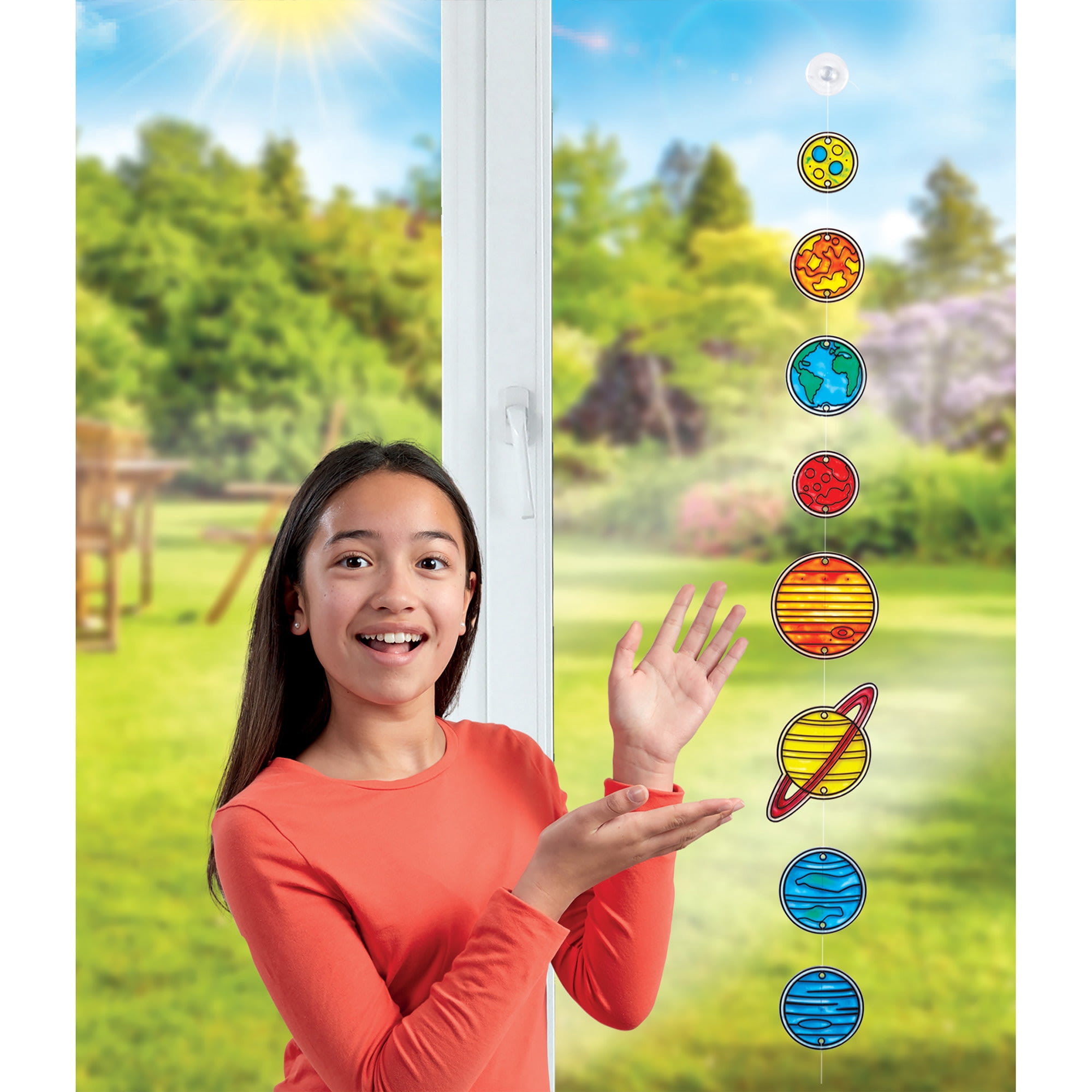 Brainstorm Toys: My Very Own Solar System Sun Catcher Paint & Craft Kit, Kids Ages 6+