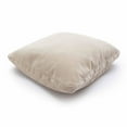 thumbnail image 5 of Tipsy Taupe Upcycled Chenille 20" x 20" Square Floppy Pillow, 5 of 7